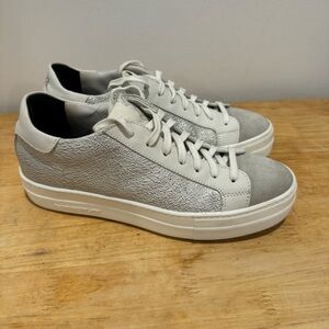 P448 THEA TASK Platform Silvery and‎ white Sneakers size 41